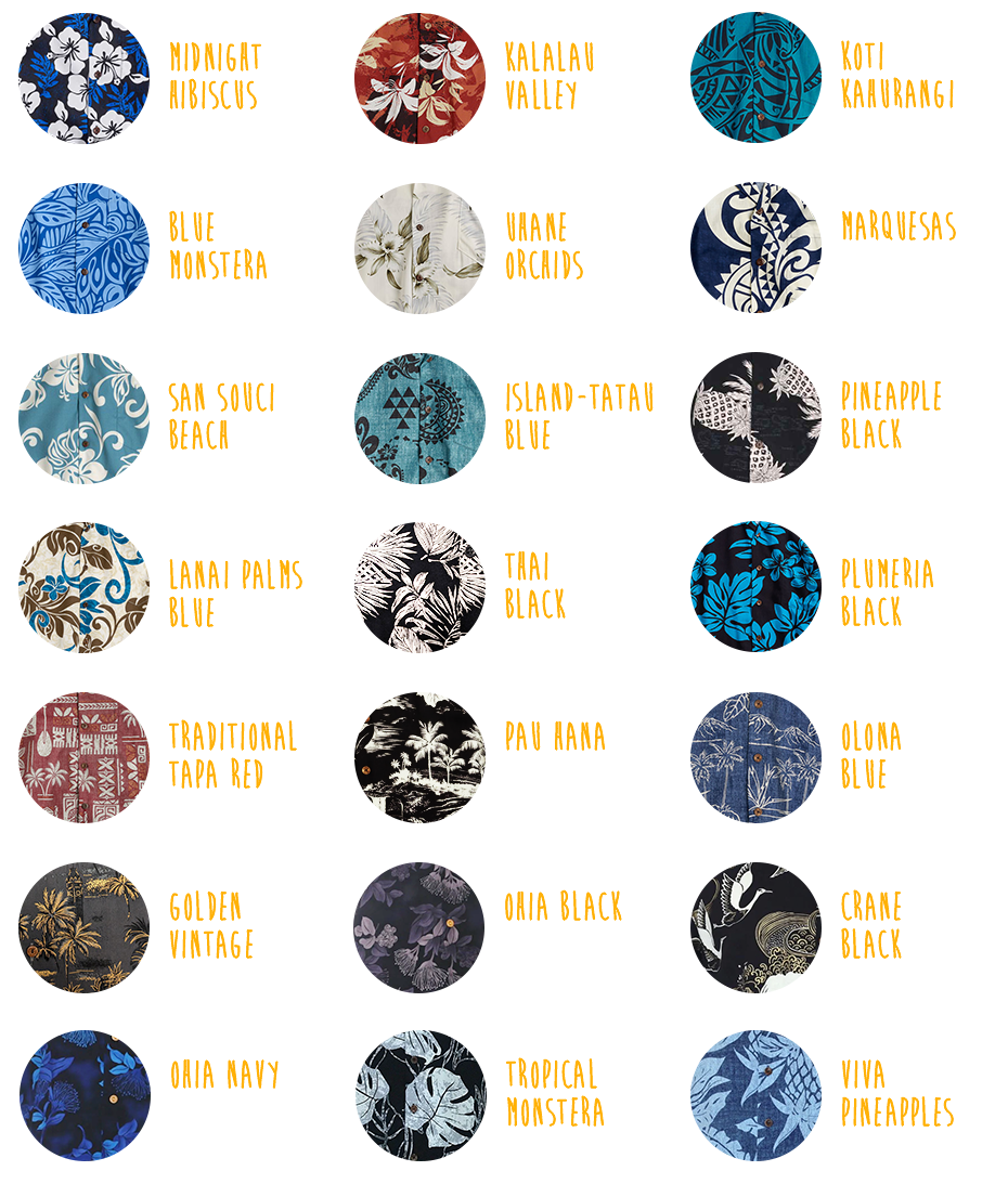 Hawaii-Hemden-Muster