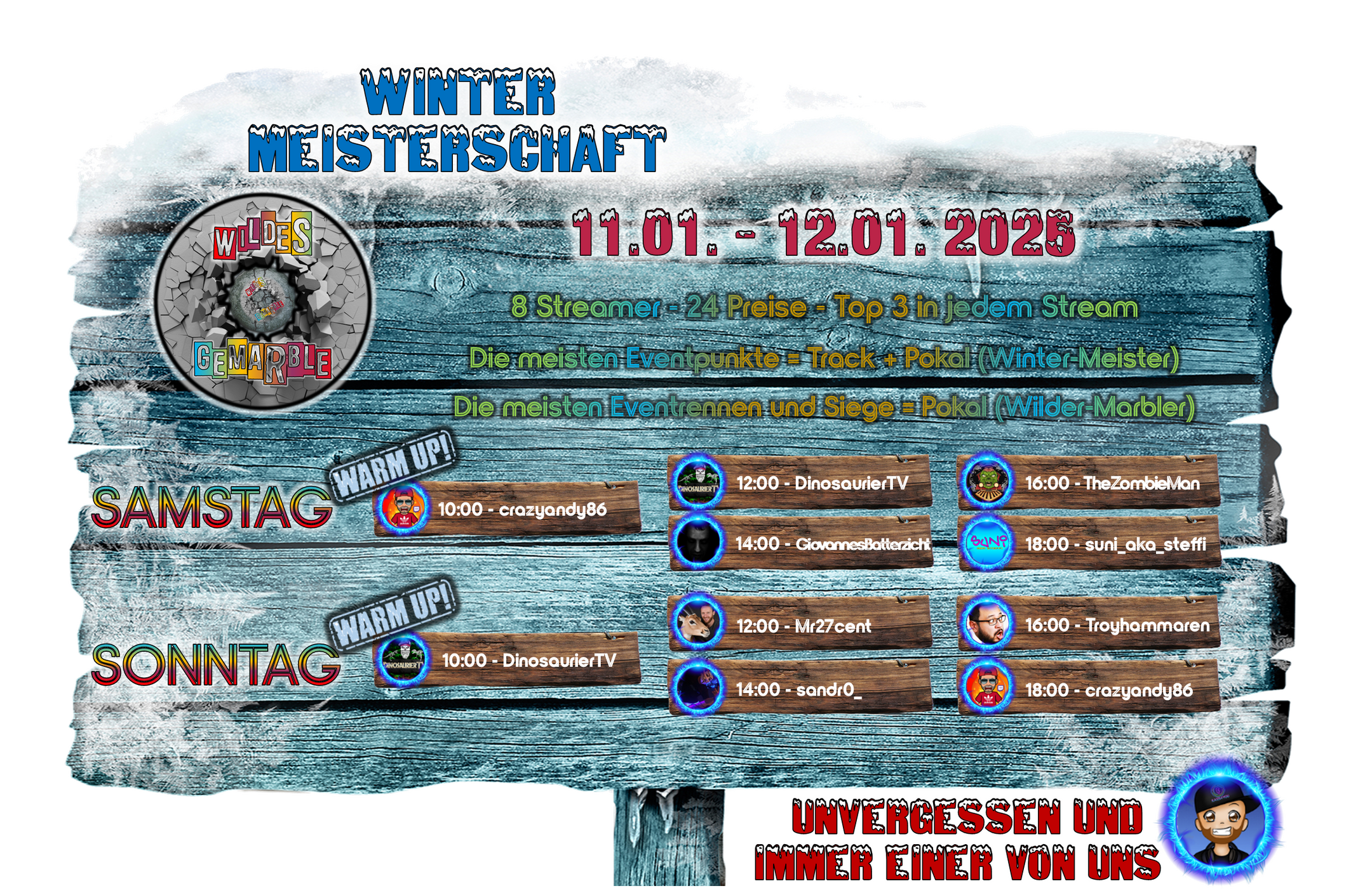 Wildes Gemarble Herbst-Meisterschaft